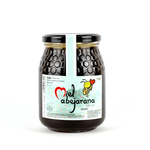 Miel Abejarana Miel de Bosque Natural, 1 kg, Ámbar Oscuro, Sabor Intenso