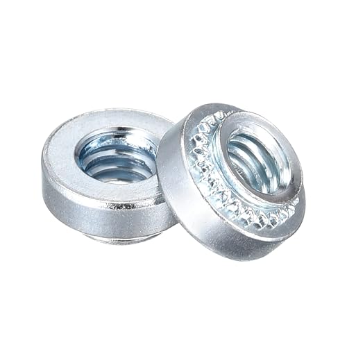 QUARKZMAN Self-Clinching Muttern, #8-32x3.05mm Karbonstahl Nietmutter Befestigungselement 50 Stück