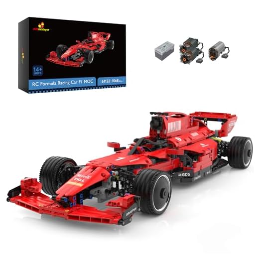 JMBricklayer F1 RC Car Building Sets, MOC Remote Control Car Building Blocks, Challenging Model Car Kits Building Toys, Race Cars Toy Gifts for Boys 14+ Teens/Adults(1065 Pieces, APP Remote Control)