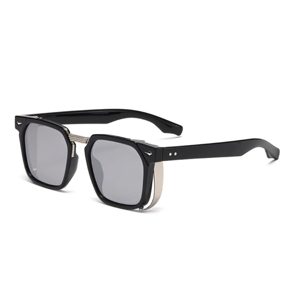 Vintage Steampunk Gafas de sol Gafas Gafas de sol cuadradas Mujer Hombre UV400