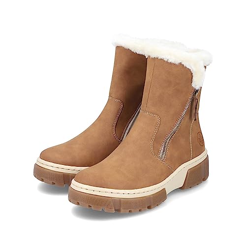Rieker Damen Ankle Boots X8661, Frauen Stiefeletten, lose Einlage,Booties,halbstiefel,Kurzstiefel,uebergangsschuhe,braun (24),38 EU / 5 UK – Ansicht 7