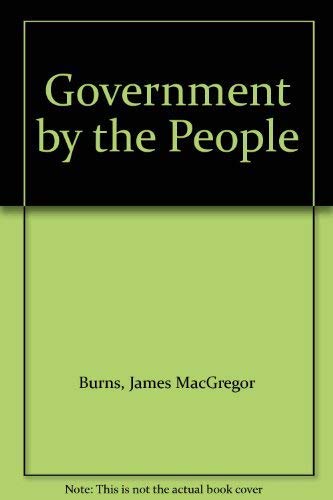 Government by the People 013093920X Book Cover
