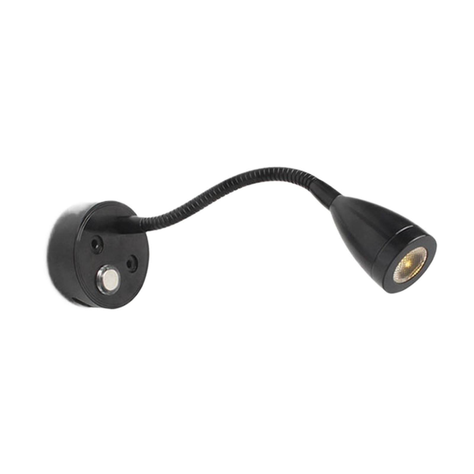 GDBAGKDQK 2pcs DC12V 24V RV Boat LED Reading Light Dimmable Gooseneck Wall Lamp for Truck Motorhome Yachts with 2A USB Charge Port Bright Lights