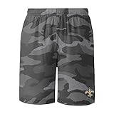 FOCO New Orleans Saints NFL Mens Tonal Camo Woven Shorts - L