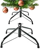 Metalen kerstboomstandaard - kerstboomstandaard voor kunstbomen of kerstboomstandaard voor echte bomen met schroeven - kunstkerstboomstandaard metalen kerstboomstandaard voor kunstboom