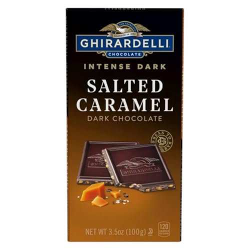 GHIRARDELLI Salted Caramel Intense Dark Bar, 3.5 Oz Bar