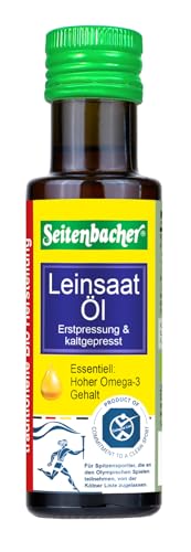Seitenbacher Bio Lein Saat Öl I Erstpressung I kaltgepresst I nativ I (1x100 ml)