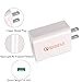 Quick Charge 3.0 USB Wall Charger 18W for iPhone X/8/7 plus/7/6/6 Plus, Samsung Galaxy Note8/S8/S8+, LG G6/V20, HTC 10 and More