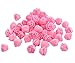Produktbild 50X Toruiwa Kunstblumen Künstliche Deko Blumen Kleine Blume Mini Rose für Hochzeitsdeko Karten DIY Basteln Haar Bogen Hut Handwerk (Rosa)