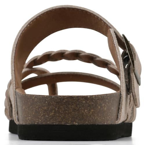 Image of White Mountain Women's Hazy Braided Footbed Sandal