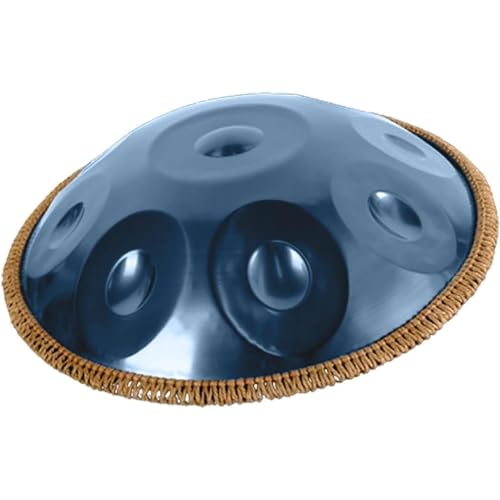 Handpan de acero con 10 notas en Re menor