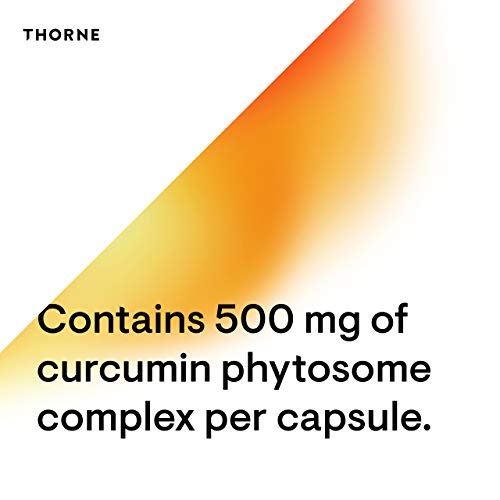 Thorne Curcumin Phytosome 1000 Mg (Meriva) - Clinically Studied, High Absorption - Supports Healthy Inflammatory Response In Joints, Muscles, Gi Tract, Liver, And Brain - 60 Capsules - 30 Servings #TOP5