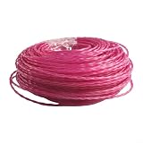 Bobina di ricambio per decespugliatore da 75 m, a forma di spirale in nylon da 3 mm, per decespugliatore Bosch professionale, compatibile con decespugliatori GRT 18V-33 e GFR 18V-23, arancione