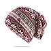 Produktbild SOYNIA Mütze Beanie Hut Mode Frauen Warme Mützen Schädel Schönheit Blumen Outdoor Mädchen Hüte Für Tanz Hip Hop Schal Bonnet Zwei Gebrauchte 54-60Cm 1
