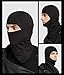 2THESTARS Balaclava Ski Mask for Men Winter Windproof Thermal Shiesty Mask Hood Neck Warmer Women Cycling Cold Weather - Black Plain
