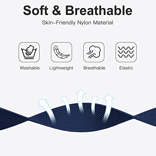 Ouwegaga Compatível com Fitbit Versa 3 Bandas para Homens/Pulseiras Fitbit Sense, Pulseiras Masculin