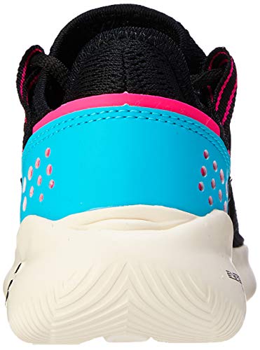 Tênis Quark, Fila, Feminino, Preto/Azul/Rosa Flúor, 38