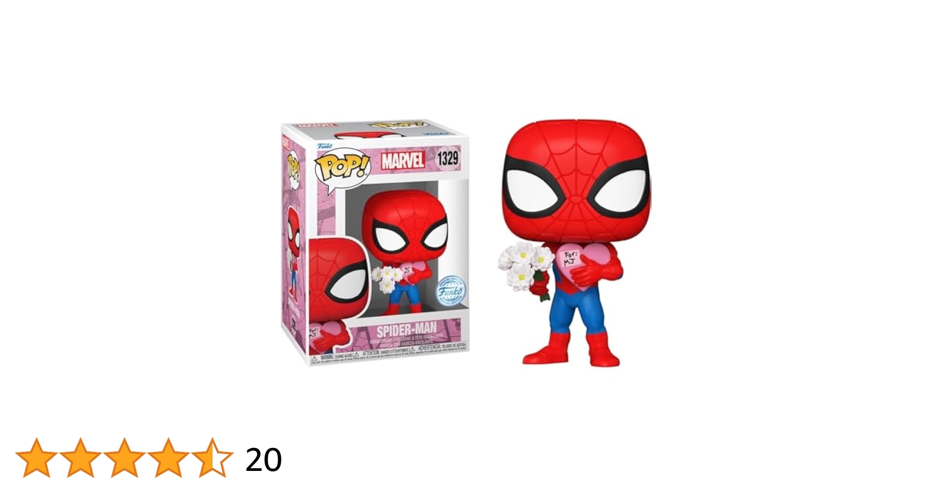 Funko Pop! Marvel: Valentine's Series - Spider-Man with