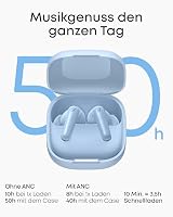 soundcore P31i by Anker, adaptives Noise Cancelling in Echtzeit, Hi-Res Sound, kabellose Bluetooth-Kopfhörer, Übersetzungskopfhörer, 50h Spielzeit, kabellose Bluetooth Earbuds (Blau) – Ansicht 6