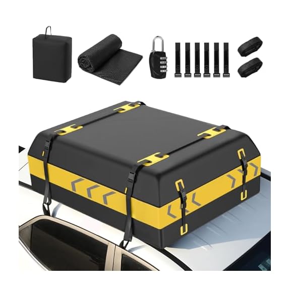 Coffre de Toit Souple JOBYNA 425L : Étanche et Universel