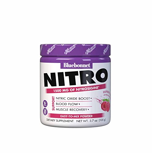 Bluebonnet Nutrition Extreme Edge Nitro Powder, Nitric Oxide Precursor*, Increase