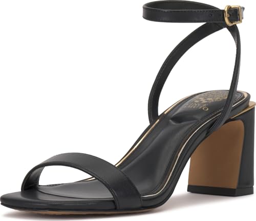Vince Camuto Womens Hamda Ankle Strap High Heel Sandals Black 12 Medium