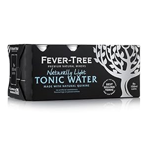 Fever-Tree Refreshingly Light Tonic Water 24 x 150ml (Pack of 3, Total 24 Cans)