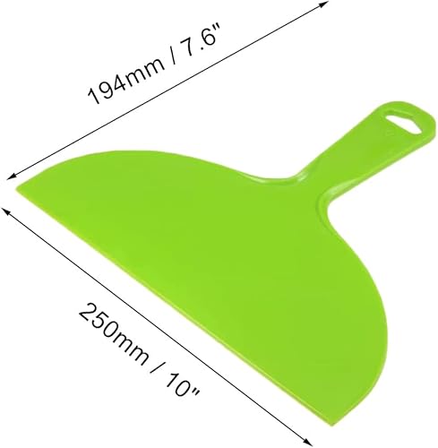 Miniatura 8 de Sinyiol 5 raspadores de masilla flexibles de plástico de 4 pulgadas, esparcidor desechable, herramienta de raspador de pintura de plástico flexible