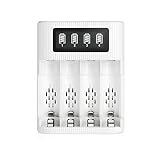 EBL LCD Akku Ladegerät für wiederaufladbare AA AAA Batterien, EBL FY...
