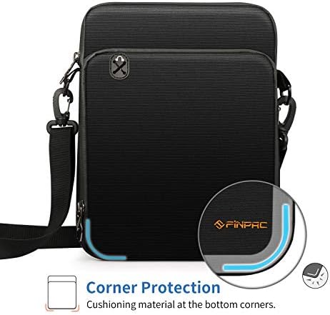 FINPAC 11 Inch Tablet Sleeve Case, Briefcase Shoulder Bag for 11" iPad Pro M2/M1 (2022-2018), 10.9" iPad 10th Gen (2022), 10.9" iPad Air 5/4 (2022-2020), 10.2" iPad, Surface Go 3/2/1, Galaxy Tab,