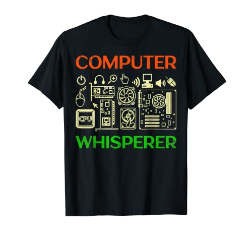 Computer Geek Tech Nerd Gift Men Women Cool Support - Retro Camiseta