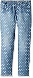 OshKosh B'Gosh girls Denim Jegging Jeans, Discharge Dot, 6-6X US