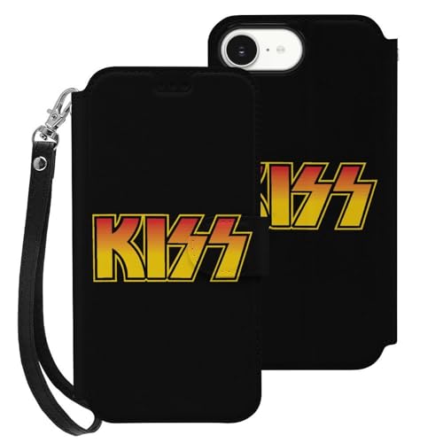 iPhone16 E用ケース 手帳型 キッス KISS アイフォン16 E用ケース 財布型 スマホケース PUレザー おしゃれ カード収納 スタンド機能 携帯カバー 耐衝撃 2025年新型