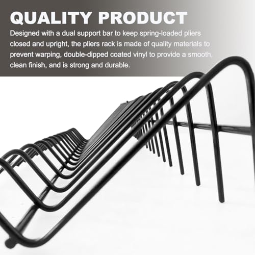 Wevdn 2 PCS Plier Organizer Drawer Storage Rack for 30 Pliers, Metal Plier Wrench Cutter Organizer for Tool Box Drawer, Tool Box Storage Organization Holder, Car Accessories thumbnail 6