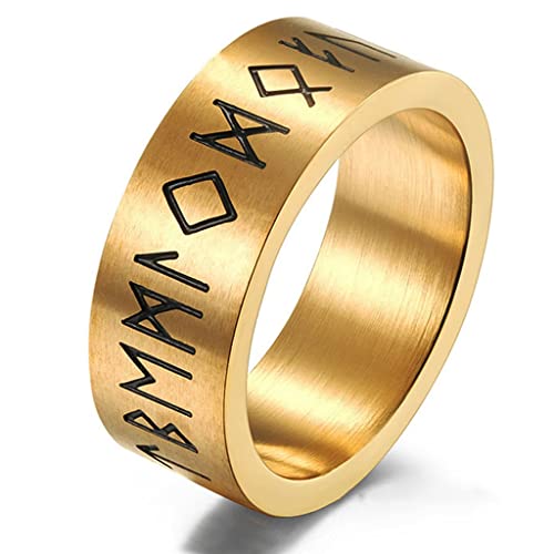 Bague vintage homme look nordique pour un style quotidien affirmé