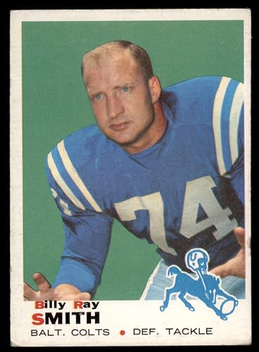 1969 Topps #185 Billy Ray Smith Baltimore Colts (Football Card) VG Colts Arkansas