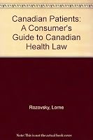 Canadian Patient's Book of Rights 0385254490 Book Cover