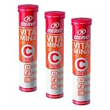 Enervit, Vitamina C, Integratore Compresse Effervescenti, Gusto Arancia, Apporta 1000 Milligrammi di Vitamina C, Rafforza il Sistema Immunitario, Contro Stanchezza e Affaticamento, Tubo 20 Compresse