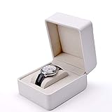 Diese Uhrenvitrine ist ideal zum Aufbewahren und Anzeigen Ihrer Uhren, Armbänder und Armbänder. Die obere Abdeckung ist transparent für eine einfache Anzeige und verringert das Risiko von Beschädigung, Schmutz und Beschädigung.