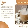 Baobab Seeds Natural Dried Seed Tabaldi Juice Drink Dry Herbs Pure Herbal Egypt Arab Herb Egyptian Rich Premium No Additives Non Gmo Kosher Halal ( 1 Pack 4.41 oz / 125 gm )