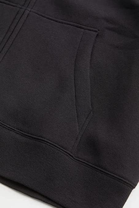 Image of Long Black Hoodie for Women Hooded Winter Wear Jacket