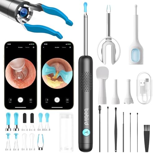 Bebird R1 Ultra Limpiador de Oídos con Cámara y Otoscopio Visual