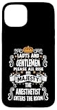 Anesthésiste T Dicton drôle Motif anesthésiste Coque pour iPhone 15 Plus...