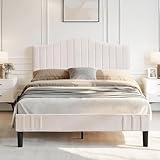 【Montage Facile】Grâce aux instructions claires et aux pièces numérotées, ce cadre de lit s’assemble rapidement