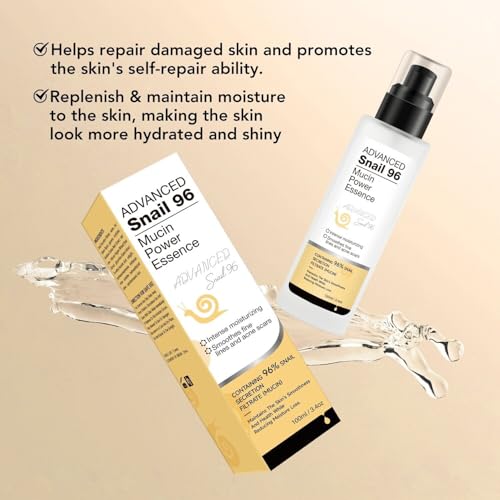Advanced Snail 96 Mucin Power Essence 100ml, Skin Repair & Hydrating Serum, Snail Secretion Filtrate 96% & Hyaluronic acid, Animal testing free - Image 5