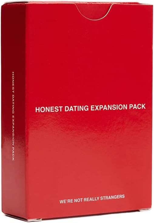 WE'RE NOT REALLY STRANGERS Card Game - Honest Dating Expansion Pack (50 Cards and Wildcards) by Glowtix