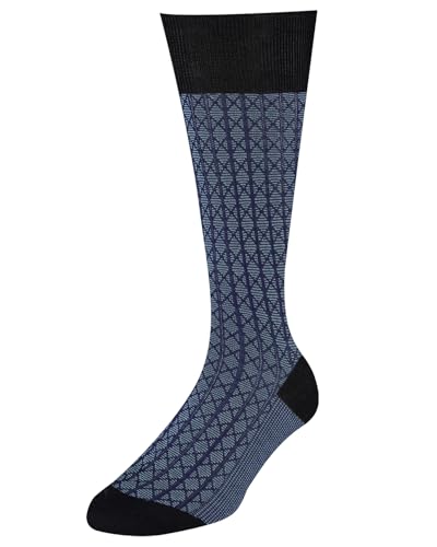 Retro Gong Men's Dress Socks Premium Mercerized Cotton Business Formal Sock, Gift for Entrepreneurs Admin Professionals Day