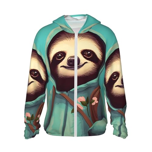 Imprimé paresseux original : veste légère pour étudiant et rando