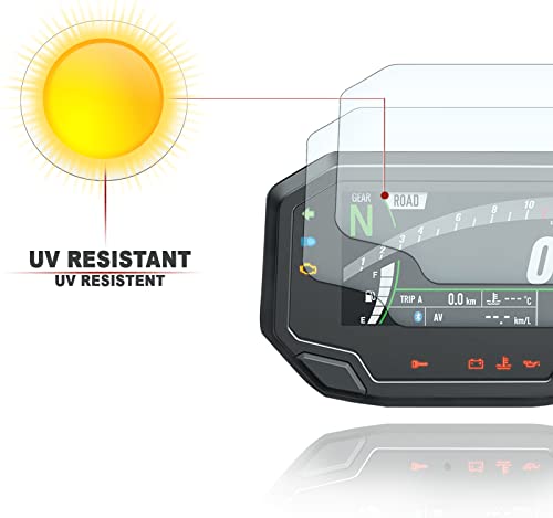 2 pellicole protettive per tachimetro della moto