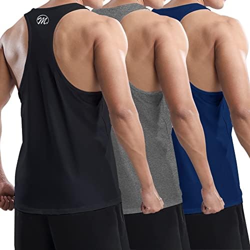 MEETWEE Tank Top Herren, Sportshirt Ärmellos Achselshirts Muskelshirt Unterhemd Funktionsshirt Tankshirt für Training Fitness Bodybuilding
